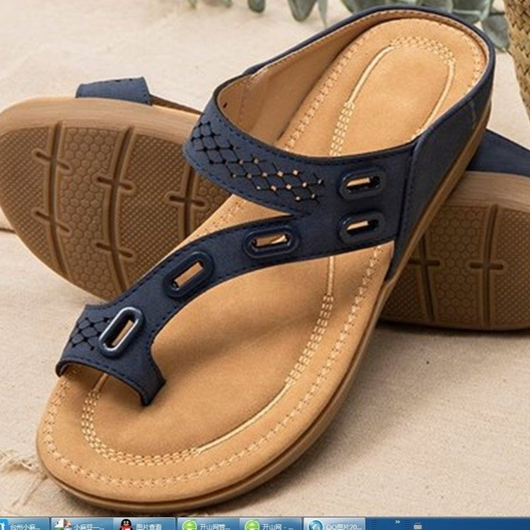 Dame Zehentrenner-sandaler med ergonomisk fodseng og skridsikker sål Stilla