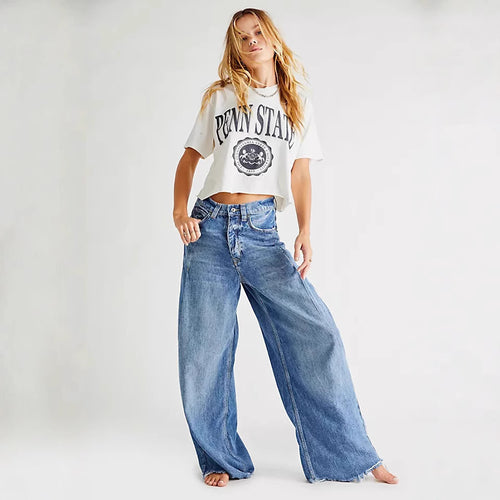 Damevidde Høj Talje Jeans Skovae