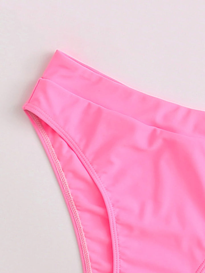 Dame bikini-sæt med brede stropper og høj skæring Stilla