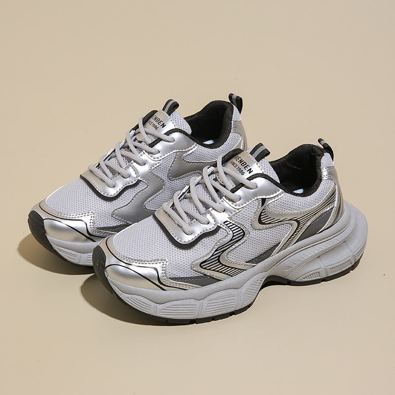 Dame Sporty Sneakers med støddæmpende sål og åndbar mesh-overflade Stilla
