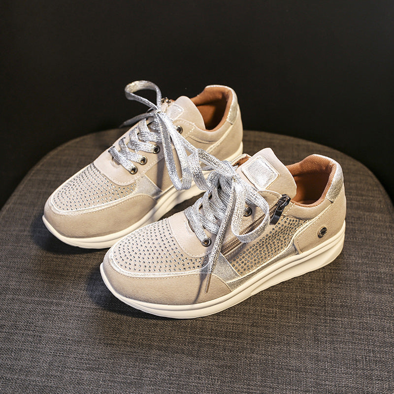 Dame sneakers i elegant design med åndbart mesh-overflade og komfortabel sålpolstring Stilla