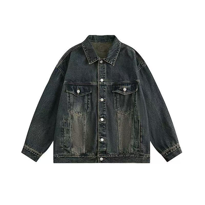 Kvinders denimjakke med vintagevask og praktiske lommer Stilla
