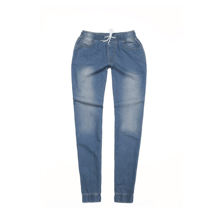Dame Sporty Denim Joggingbukser Skovae
