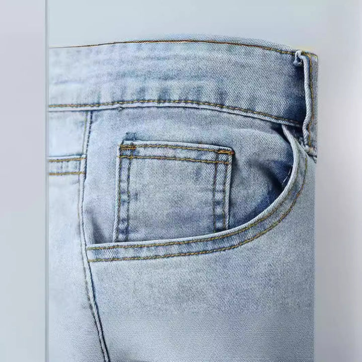 Herren Destroyed Jeans med moderne Distressed-effekter Skovae