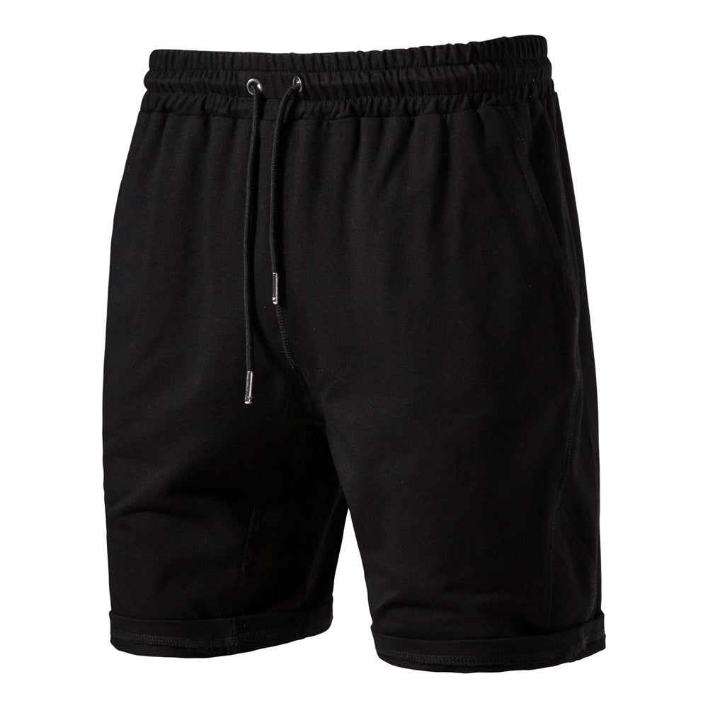 Herre fritidsshorts lavet af åndbart bomuldsblanding med elastisk talje og snor Stilla