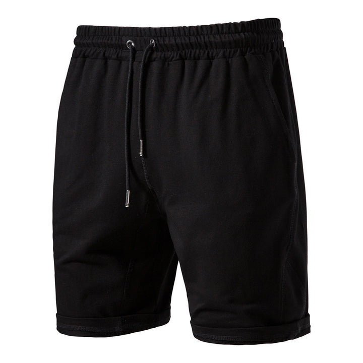 Herre fritidsshorts lavet af åndbart bomuldsblanding med elastisk talje og snor Stilla