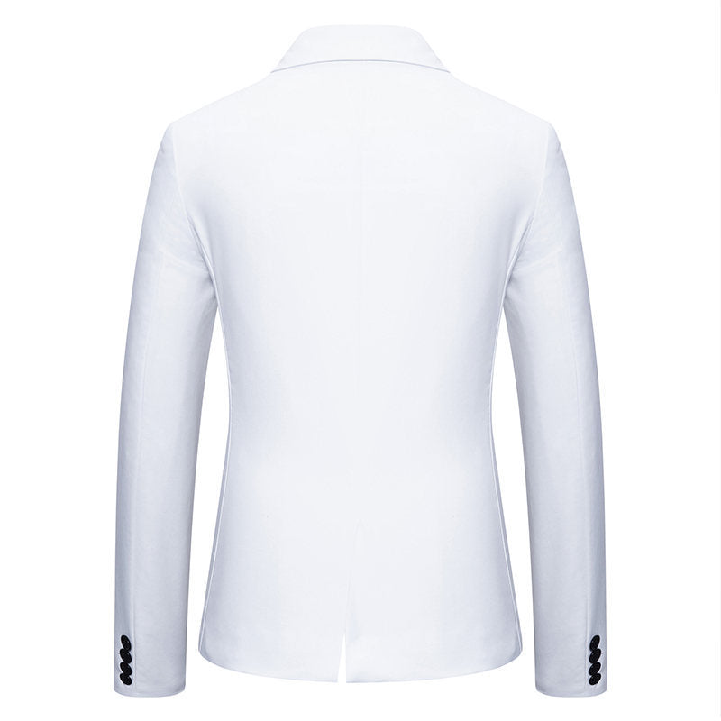 Herrer skræddersyet Slim-Fit Blazer med kontrasterende besætning Stilla