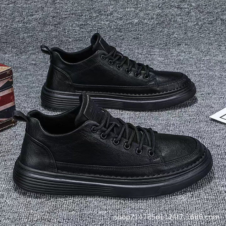 Herre Fritids Læder Ankel Sneakers Stilla