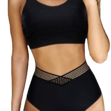 Dame højtydende sport crop top Stilla