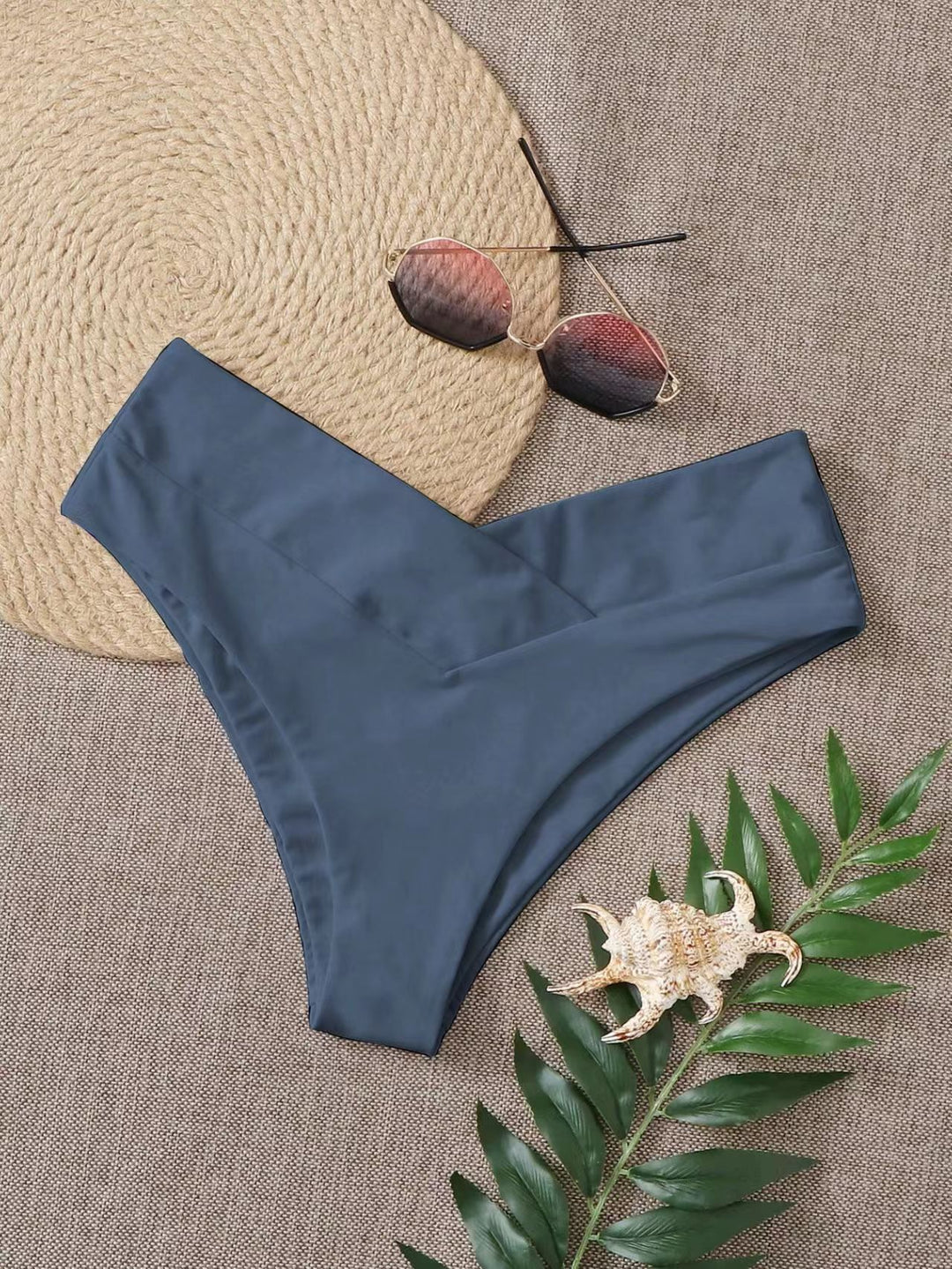 Dame højt skåret bikini-underdel Skovae
