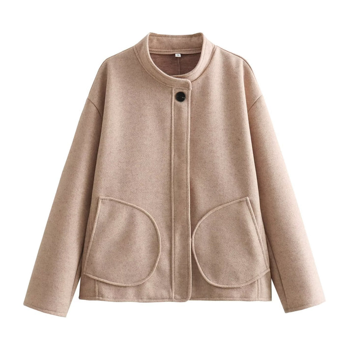 Kvinders overgangsjakke i et moderne oversized snit med praktiske lommer Stilla