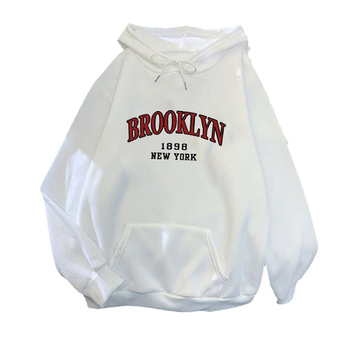 Kvindernes hoodie med urban Brooklyn design Skovae