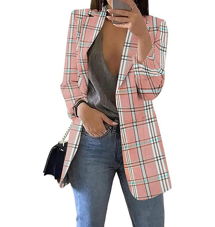 Dame ternet blazer med moderne snit Stilla