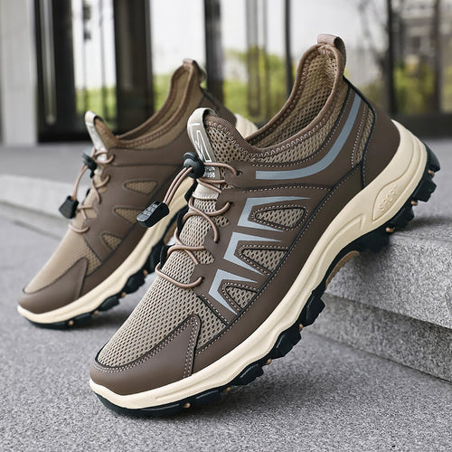 Femme Lettere Outdoor Trail Sneakers med åndbart mesh-overmateriale og stødabsorberende sål Stilla
