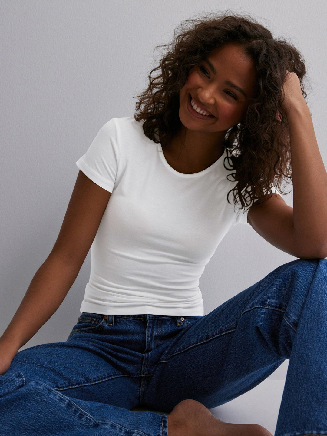 Dame figurtilpasset T-shirt Stilla