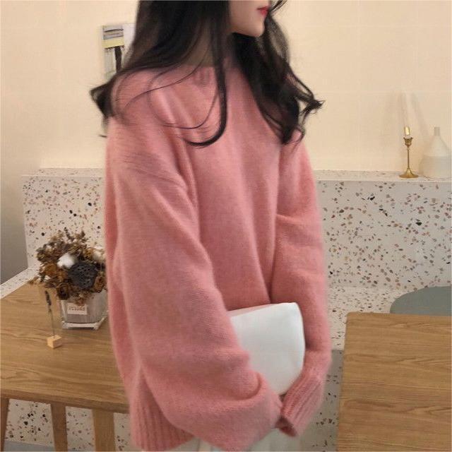 Kvindernes oversized sweater i en afslappet stil med behageligt blødt materiale Stilla