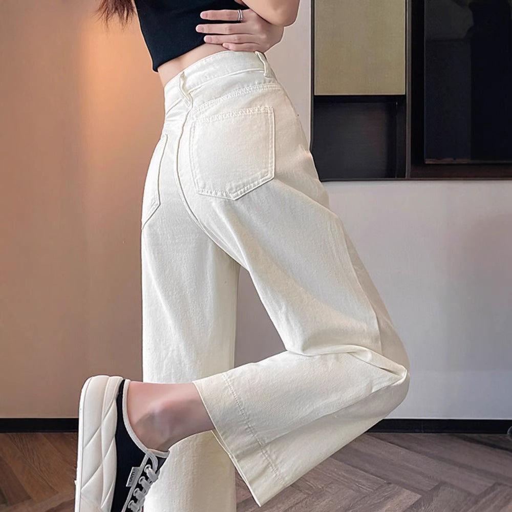 Kvinders Bred Talje Høj Talje Jeans Stilla