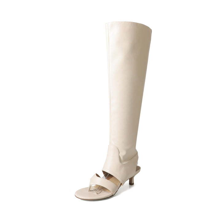 Femme Over knæet High Heel Hybrid Sandaler Stilla