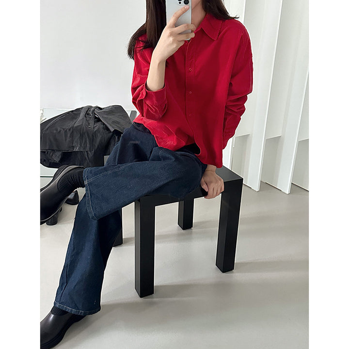 Dame Oversized T-shirt med afslappet snit og kvalitets bomulds materiale Stilla