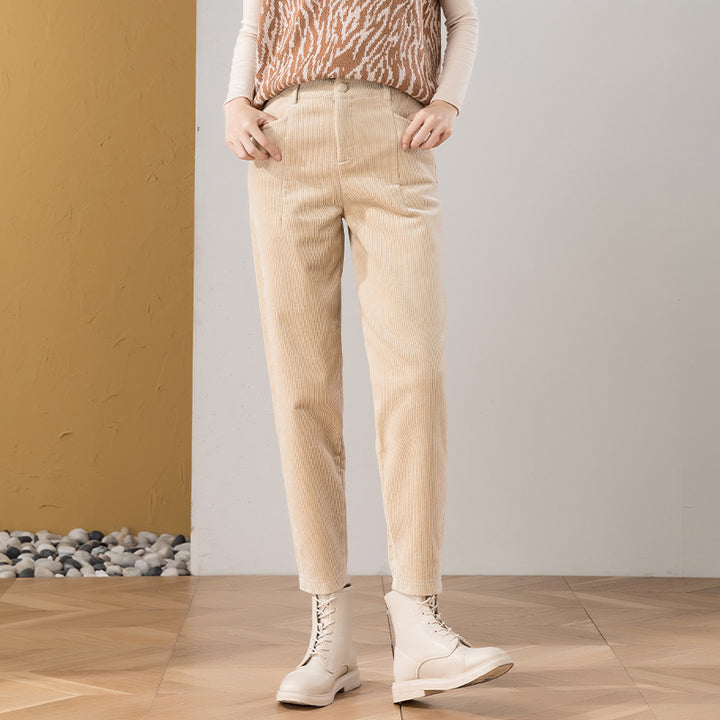 Dame mode strikpullover i trendy animal-print med V-udskæring Stilla