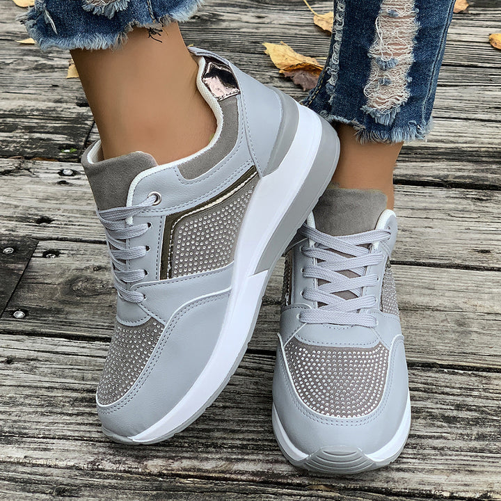 Dame Sporty Sneakers med åndbar mesh-overflade og skridsikker sål Stilla