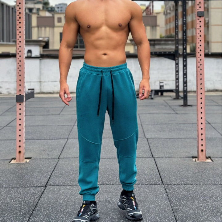 Herrer Sporty Sweatpants med elastisk talje og side lommer Stilla
