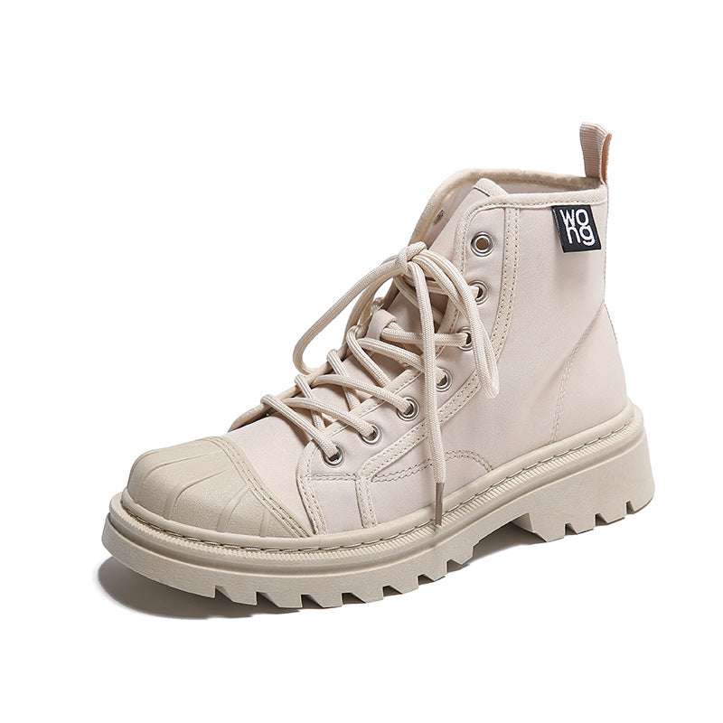 Dame High-Top Støvler med robust sålprofil og stilfuldt design Stilla