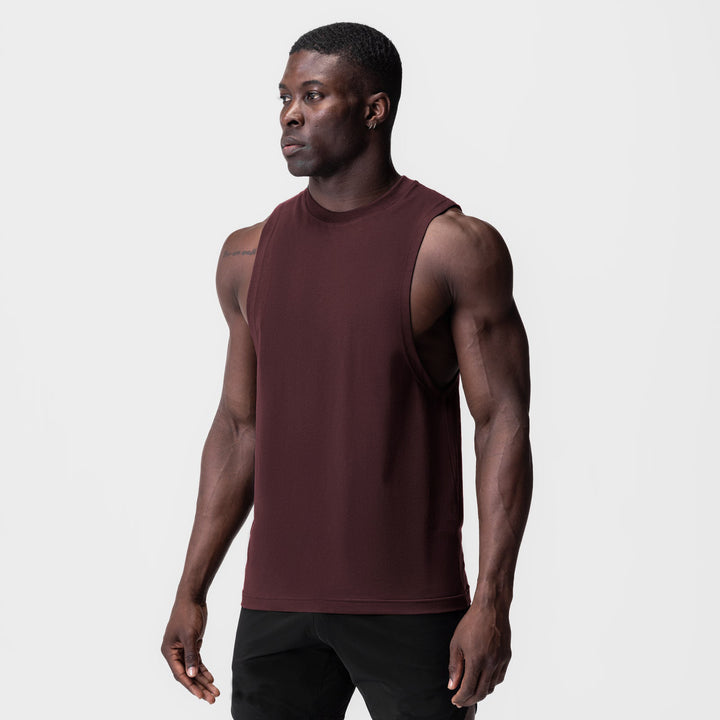 Herrer Sporty Muskelshirt med bred armhul Stilla