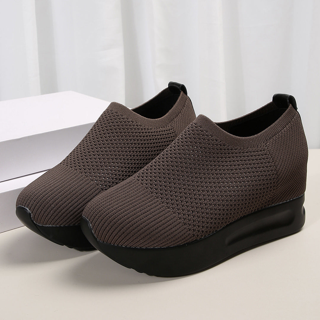 Dame åndedræts Wedge Sneakers Stilla