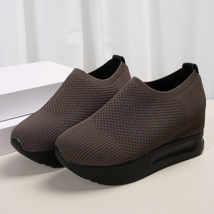Dame åndedræts Wedge Sneakers Stilla