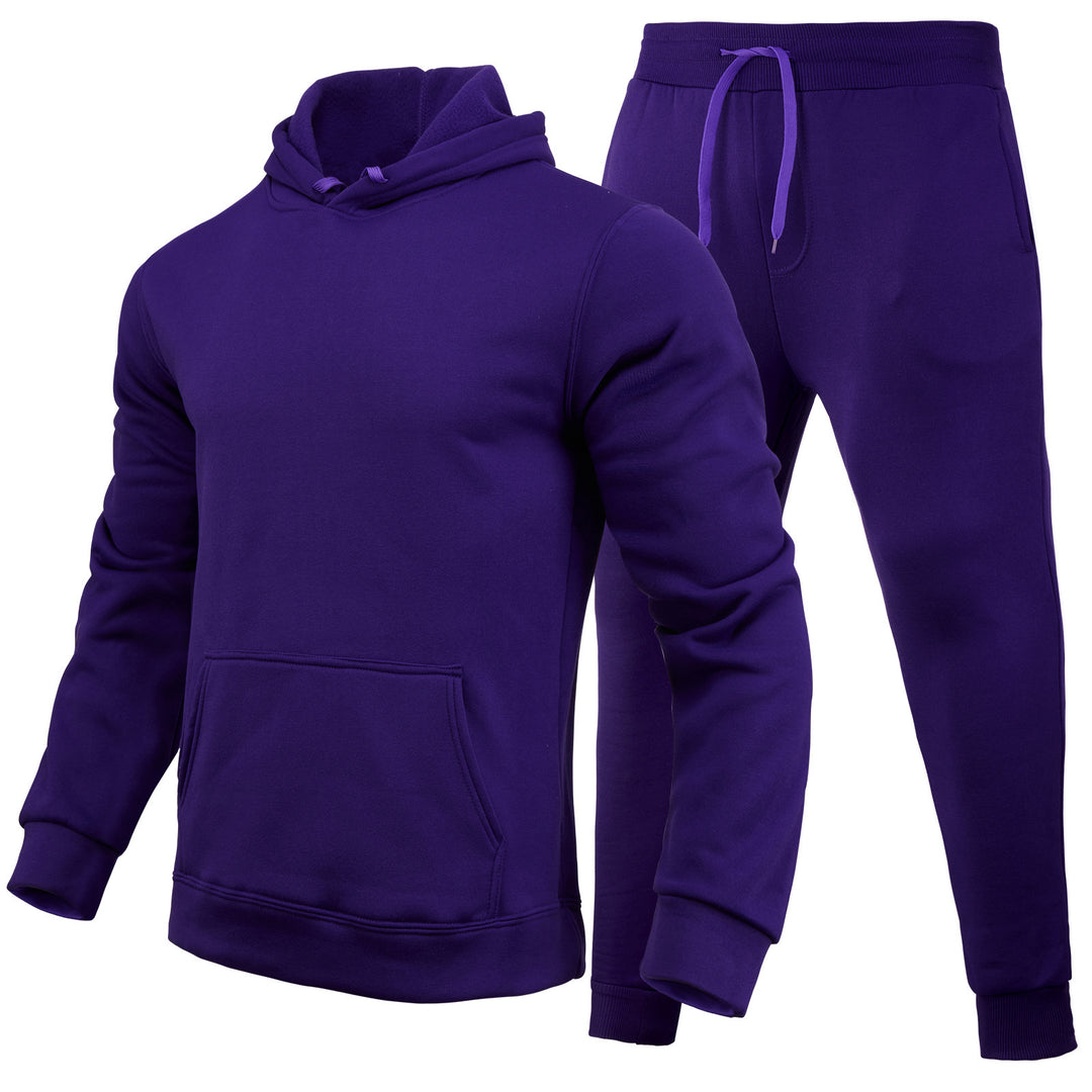 Kvinders sporty hoodie og jogger sæt lavet af højkvalitets bomuldsblanding Skovae