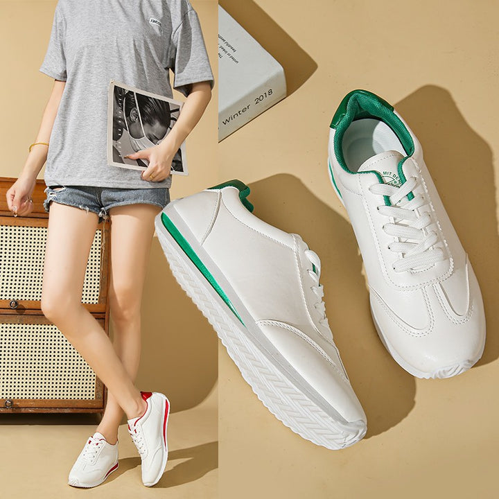 Dame Behagelige Sneakers i minimalistisk design med åndbar overfladestruktur Stilla