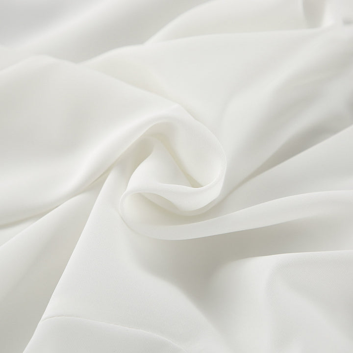 Dame wrap nederdel med svingende flæse kant og elastisk talje Stilla