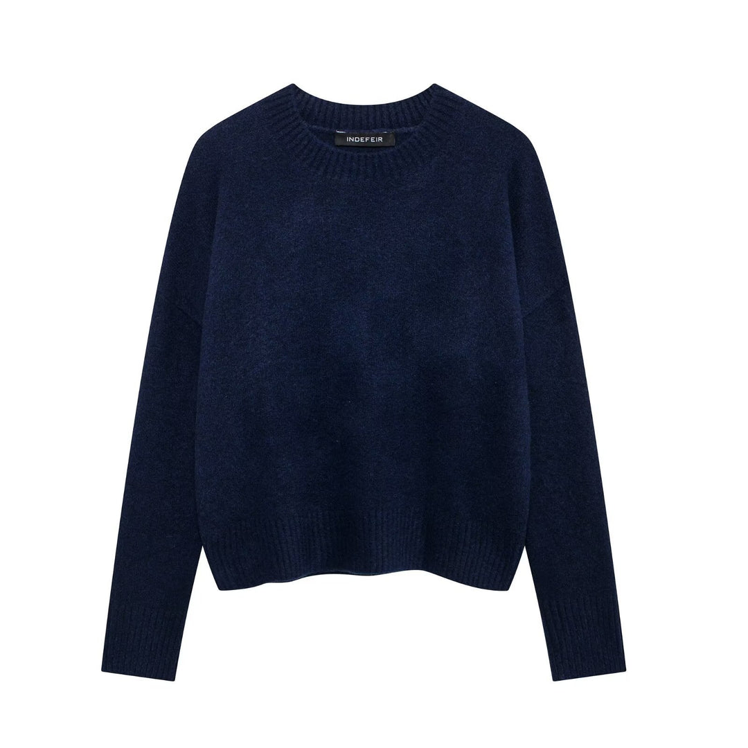 Femme Classic Ribstrikpullover Stilla