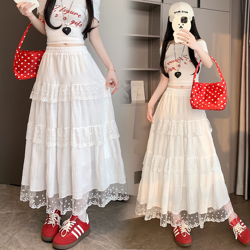 Dame Lang Spids Skirt Stilla