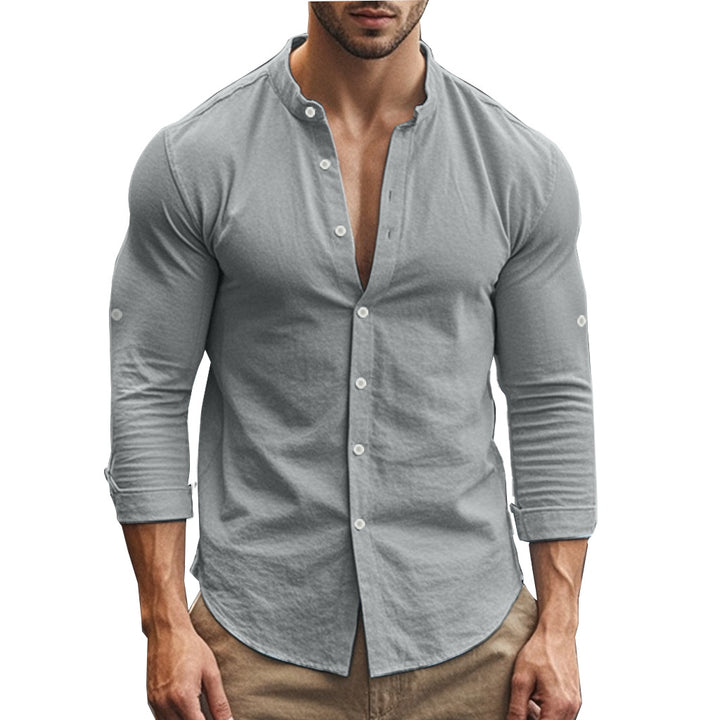 Herren Slim Fit Skjorte Stilla