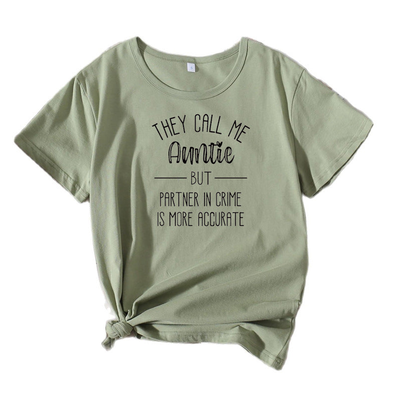 Kvinder Legende Tante Grafik T-shirt Stilla