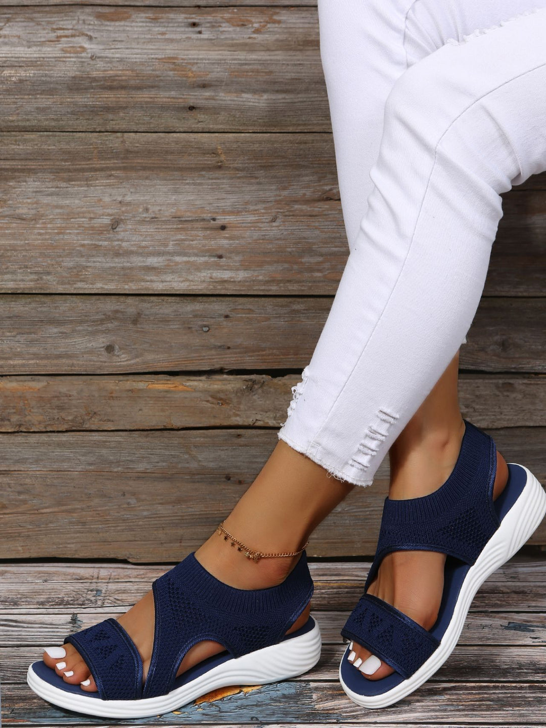Dame Komfortable Sport-Sandaler med ergonomisk Sål Stilla
