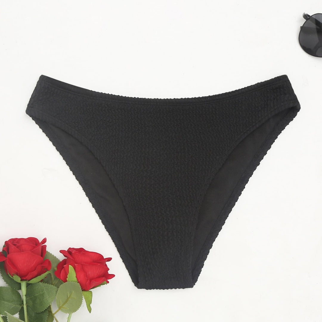 Damer højskåret bikini med struktureret design Skovae