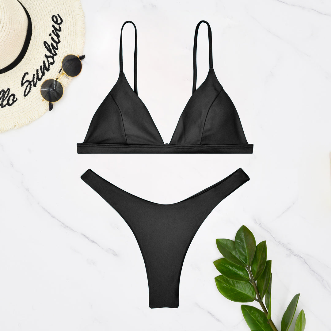 Dame Triangel-Bikini-Sæt med slankt design og justerbare stropper Stilla