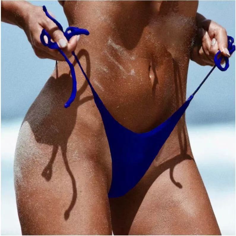 Dame bikini-bukser med ultra-høj skæring og justerbare stropper Skovae
