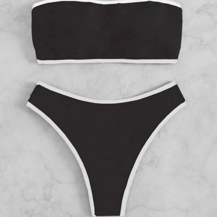 Dame Bandeau Bikini med behagelig pasform Skovae
