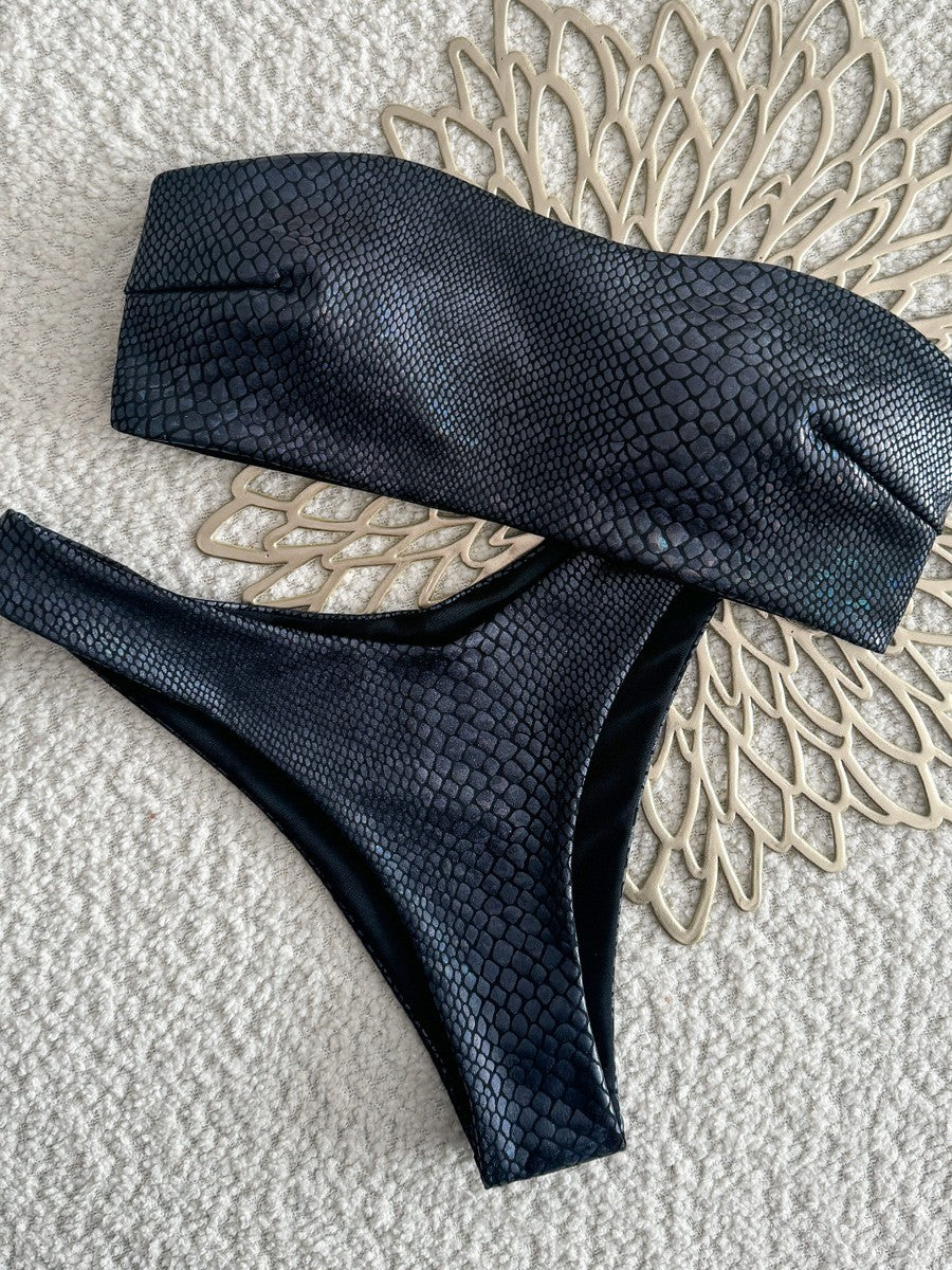 Feminint Bandeau-Bikini-Sæt Stilla