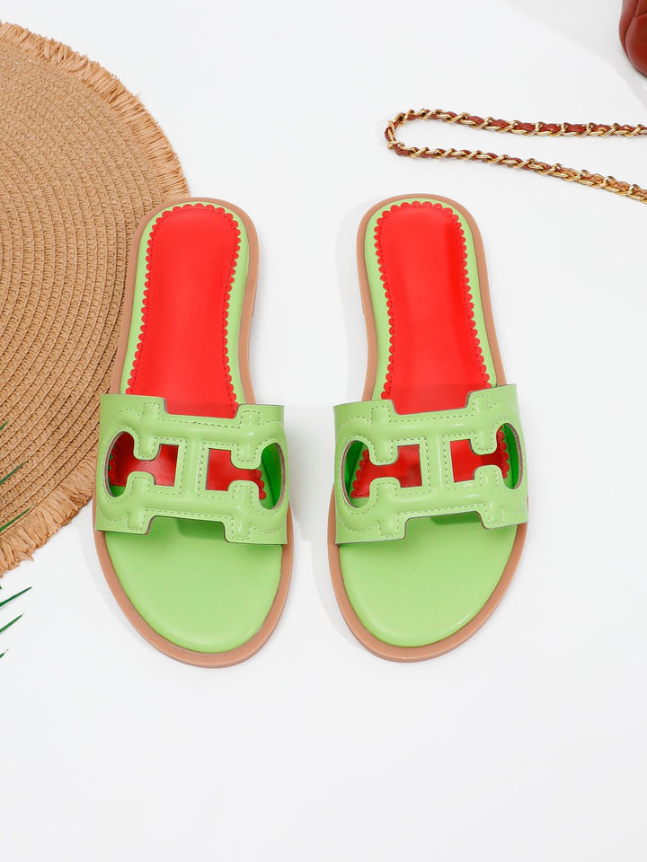 Dame mode slippers med iøjnefaldende logo Stilla