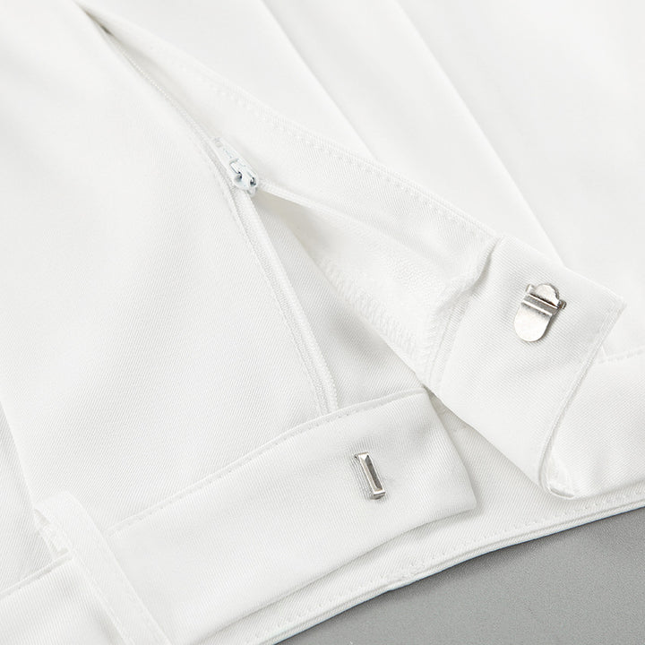 Dame Bredskåret Chino-bukser med høj talje og elegante plisseringer Stilla