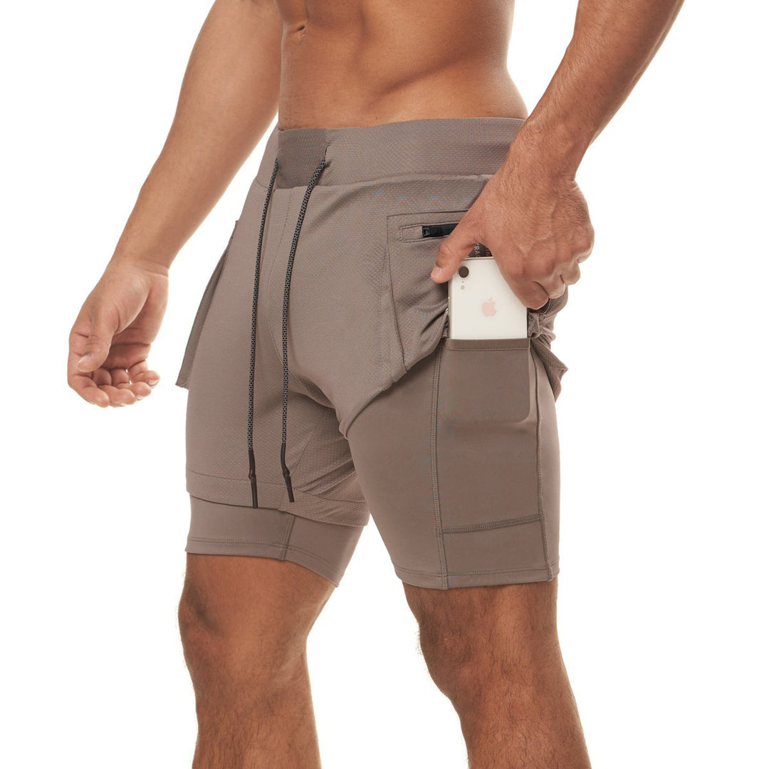 Herrer Sportslige Multifunktionsshorts med dybe lommer Stilla
