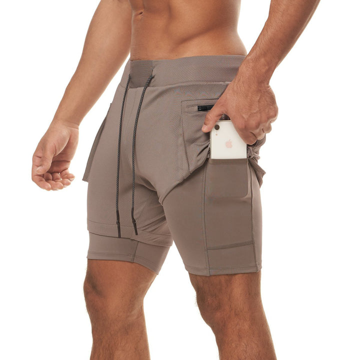 Herrer Sportslige Multifunktionsshorts med dybe lommer Stilla