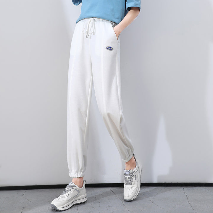 Dame fritids sweatpants i sporty snit med praktiske lommer Stilla