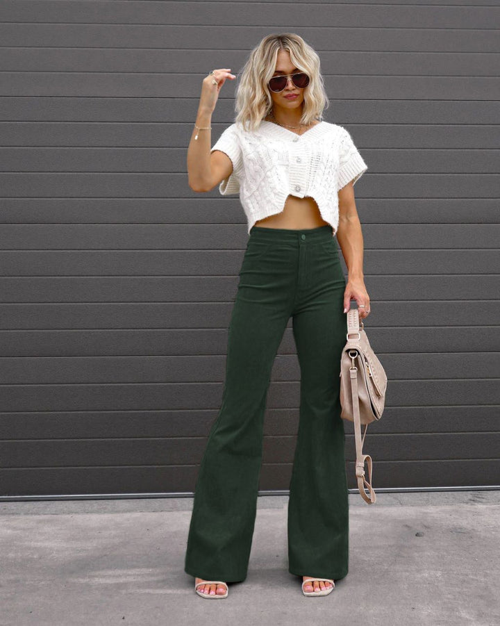 Dame Høj Talje Flared Jeans Stilla