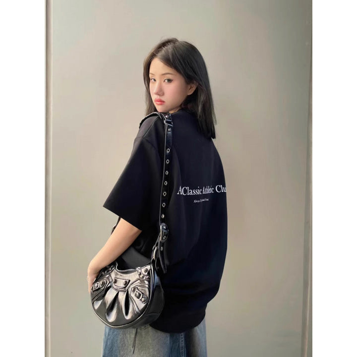 Dame Sports T-shirt med elegant tryk Stilla